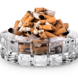 cendrier design de bar