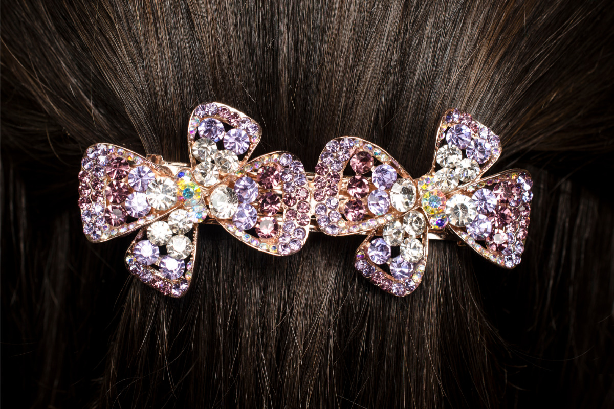 barrettes à cheveux fins