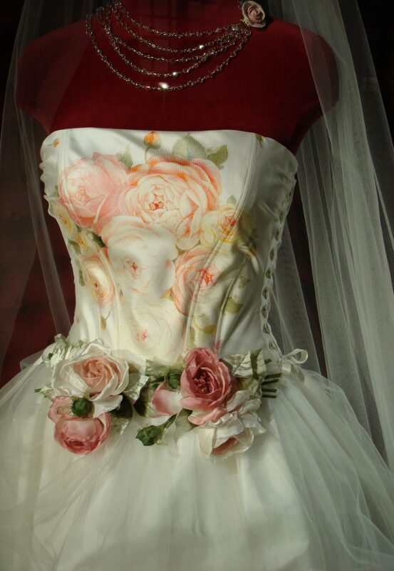 Robe fleurie pour mariage 