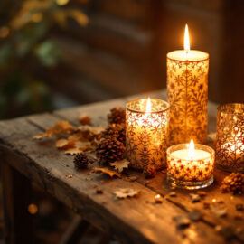 des-bougies-decoratives-disposees-sur-une-table-rustique-creant-une-ambiance-chaleureuse-avec-une-lumiere-douce-et-naturelle