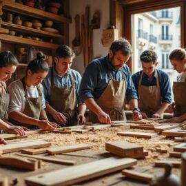 découvrez des ateliers culturels gratuits à paris pour vous initier à la menuiserie traditionnelle. profitez de séances conviviales, encadrées par des artisans passionnés, pour apprendre les techniques ancestrales du travail du bois.