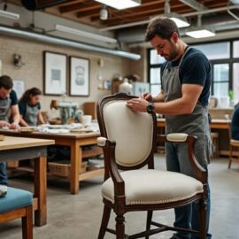 découvrez comment devenir tapissier-restaurateur : formation requise, compétences à acquérir, et perspectives de carrière pour restaurer meubles anciens et textiles d’ameublement avec passion et savoir-faire.