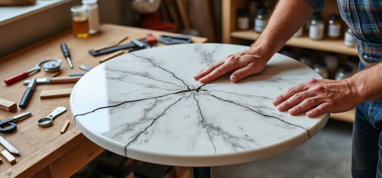 découvrez comment réparer facilement une table bistrot en marbre fendu grâce à l'utilisation de résine naturelle. suivez nos conseils étape par étape pour restaurer l'élégance de votre meuble tout en respectant l'environnement.