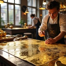 découvrez où vous inscrire à un stage court en dorure à la feuille d’or à lyon. formation idéale pour débutants ou passionnés souhaitant apprendre les techniques traditionnelles de dorure avec des experts locaux.