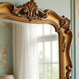 découvrez comment donner une seconde vie à un vieux cadre doré en le transformant en miroir shabby chic élégant et tendance grâce à des astuces simples et créatives.