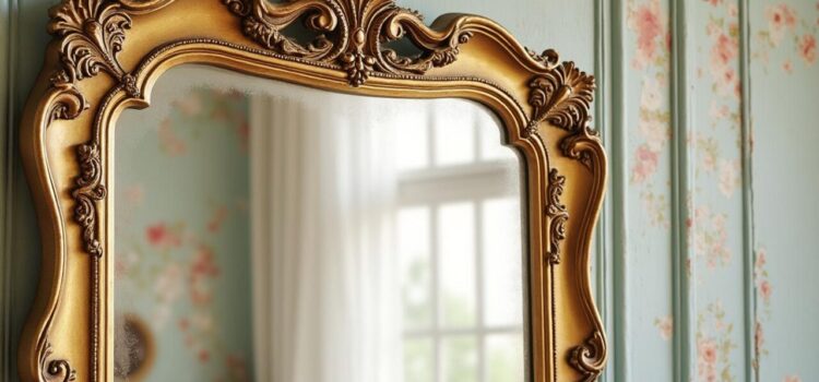 Transformer un vieux cadre doré en miroir shabby chic découvrez comment donner une seconde vie à un vieux cadre doré en le transformant en miroir shabby chic élégant et tendance grâce à des astuces simples et créatives.