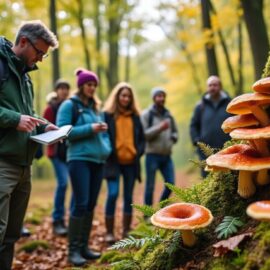 participez à une balade nature guidée en forêt de fontainebleau et apprenez à reconnaître les champignons dans leur habitat naturel. une expérience éducative et conviviale pour tous les amateurs de nature.
