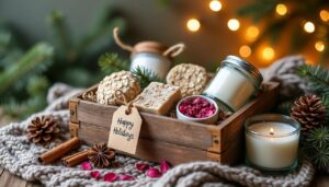 découvrez notre coffret bien-être fait maison, le cadeau parfait pour noël. offrez détente et douceur avec des produits naturels et personnalisés, soigneusement préparés pour choyer vos proches.