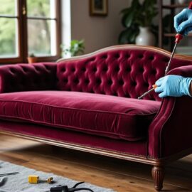 découvrez comment détacher un canapé en velours ancien efficacement tout en préservant la délicatesse du tissu grâce à nos conseils experts.