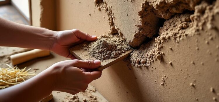 apprenez à réparer facilement une fissure dans un mur en torchis en utilisant des matériaux naturels pour un résultat durable et écologique.