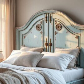 découvrez comment transformer une vieille porte en une tête de lit unique et personnalisée grâce à nos astuces créatives et faciles à réaliser.