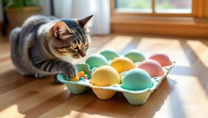 découvrez comment fabriquer un jouet d’intelligence pour chat en utilisant une boîte à œufs recyclée, une activité ludique et écologique pour stimuler l’esprit de votre compagnon félin.