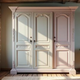 apprenez à relooker une armoire normande en utilisant de la peinture à la craie et de la cire naturelle pour un résultat authentique et élégant.