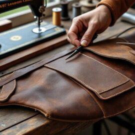 apprenez à créer un sac banane unique et écologique en cuir recyclé en transformant une vieille veste. un tutoriel simple et créatif pour donner une seconde vie à vos vêtements.