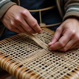 apprenez à réparer une chaise cannée trouée grâce à la technique traditionnelle du tissage à la main pour lui redonner beauté et solidité.