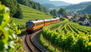 découvrez un circuit en train unique à travers les magnifiques vignobles bios d’alsace, alliant nature, œnologie et détente au cœur d’une région d’exception.