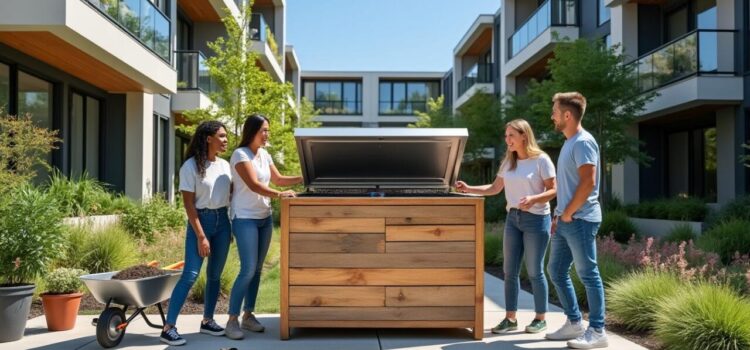 Installer un composteur collectif dans une copropriété