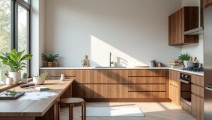 apprenez à repeindre une cuisine en bois sombre avec une peinture sans cov pour un intérieur sain et moderne. guide pratique et conseils étape par étape.