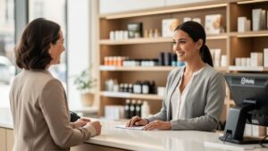 service client grande distribution