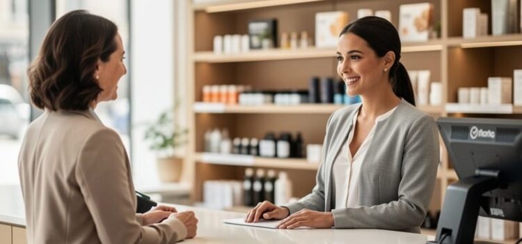 service client grande distribution