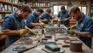 découvrez notre formation spécialisée en restauration de mobilier métallique ancien pour maîtriser les techniques traditionnelles et redonner vie à vos pièces historiques.