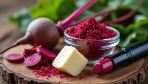 découvrez comment réaliser un rouge à lèvres naturel et fait maison avec des ingrédients simples comme la betterave et le beurre de karité pour des lèvres nourries et colorées.