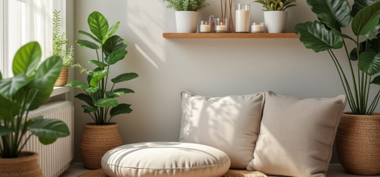 Créer un coin méditation dans une petite chambre Créer un coin méditation dans une petite chambre