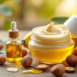 découvrez notre masque capillaire nourrissant à base de banane et d'huile d’argan, idéal pour hydrater et renforcer vos cheveux en douceur.