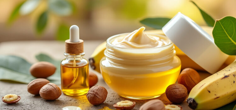 Masque capillaire nourrissant à base de banane et huile d’argan Masque capillaire nourrissant à base de banane et huile d’argan