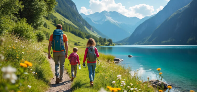 Randonnée familiale autour du lac d’Annecy en mode zéro déchet