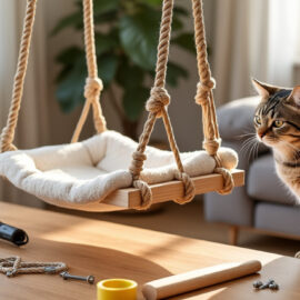 apprenez à fabriquer une balançoire pour chat d’intérieur facilement avec notre guide étape par étape, pour offrir à votre félin un espace ludique et sécurisé chez vous.