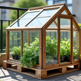 découvrez comment installer une mini-serre de balcon en utilisant des matériaux de réemploi pour cultiver vos plantes de manière écologique et économique.