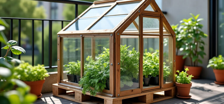 Installer une mini-serre de balcon avec matériaux de réemploi Installer une mini-serre de balcon avec matériaux de réemploi