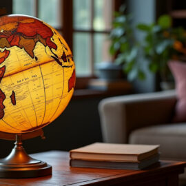 apprenez à transformer un vieux globe terrestre en un luminaire unique et écologique grâce à notre guide étape par étape.