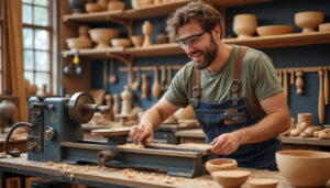 découvrez notre formation au bois tourné pour débutants, idéale pour apprendre les bases du tournage sur bois et créer vos propres objets artisanaux en toute simplicité.